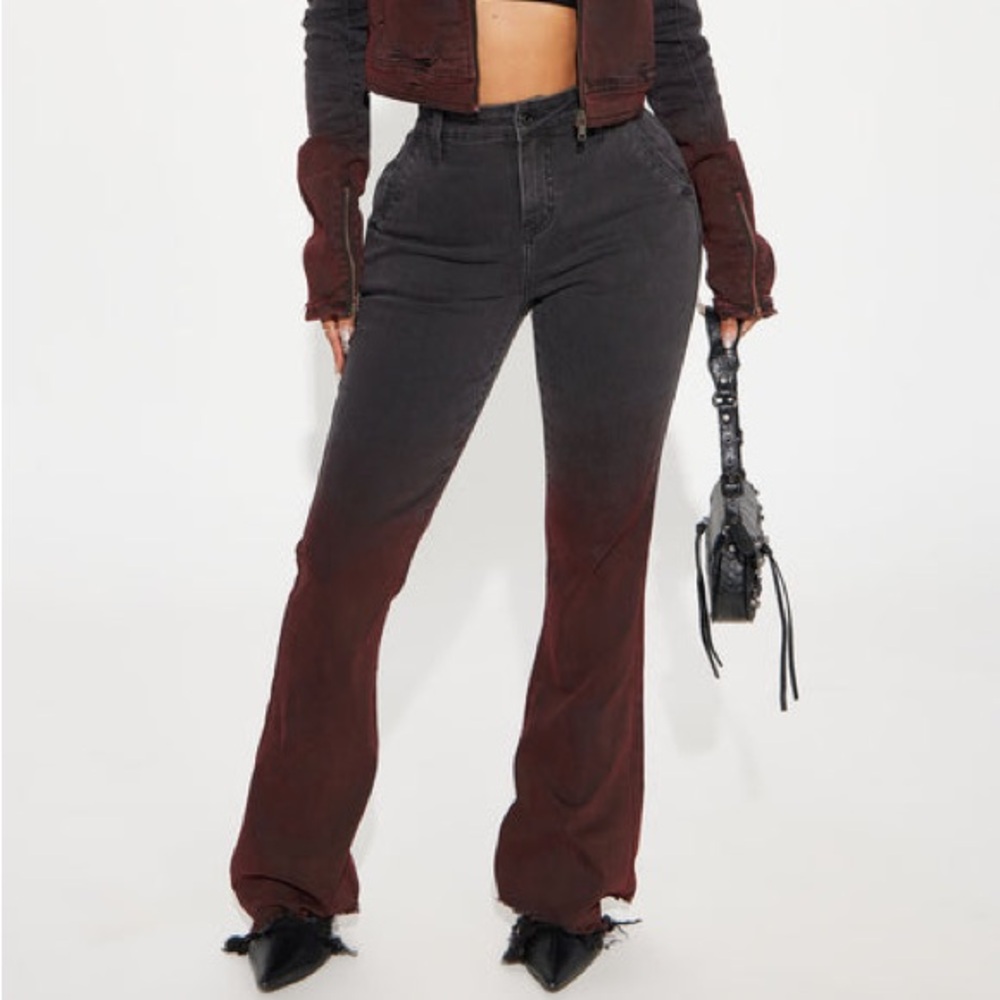 NWT!! Y2K STUNNING 🤩 Fashion Nova Out Of Reach Ombré Jeans